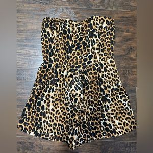 Women’s express strapless corset romper